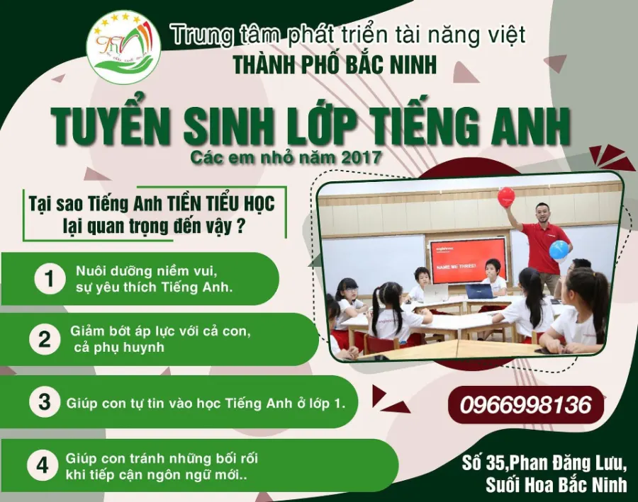 Trung Tâm Phát Triển Tài Năng Việt Thành Phố Bắc Ninh