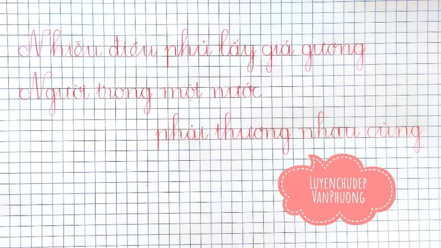 Trung Tâm Luyện Chữ Đẹp Vân Phương