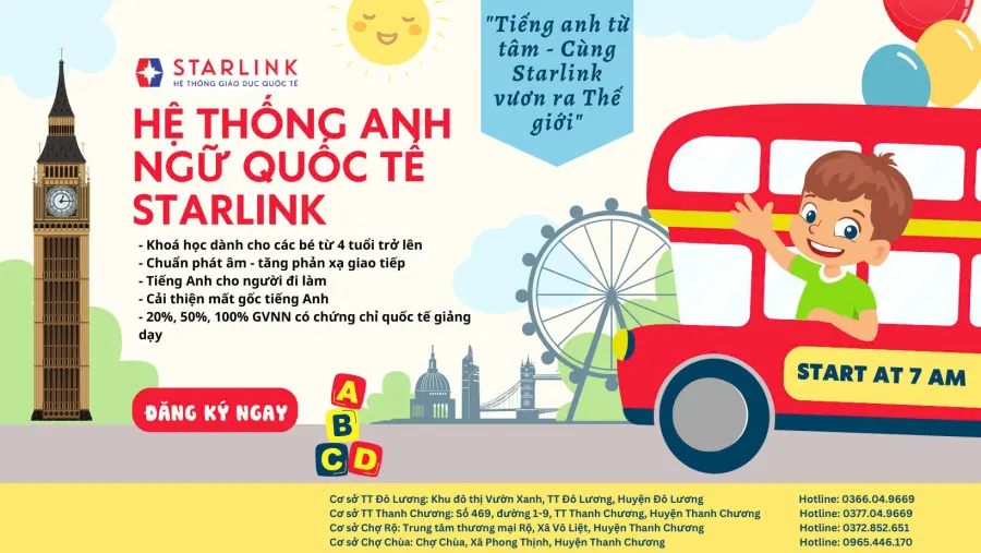 Hệ thống Anh Ngữ Starlink