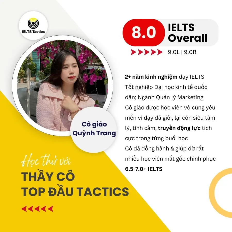 Trung tâm luyện thi IELTS Tactics - Vinhomes Ocean Park Gia Lâm