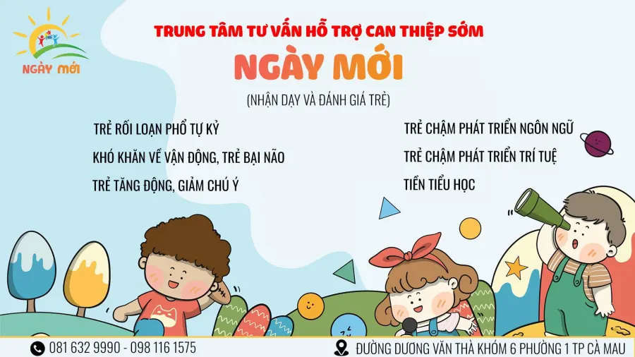 Trung tâm can thiệp sớm Ngày Mới - Phường 1, Cà Mau