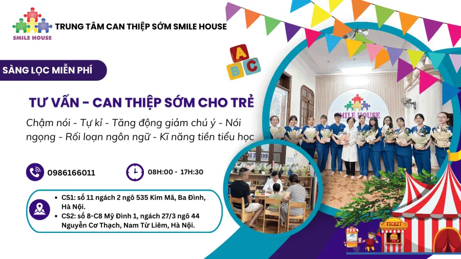 Trung Tâm Can Thiệp Sớm Smile House