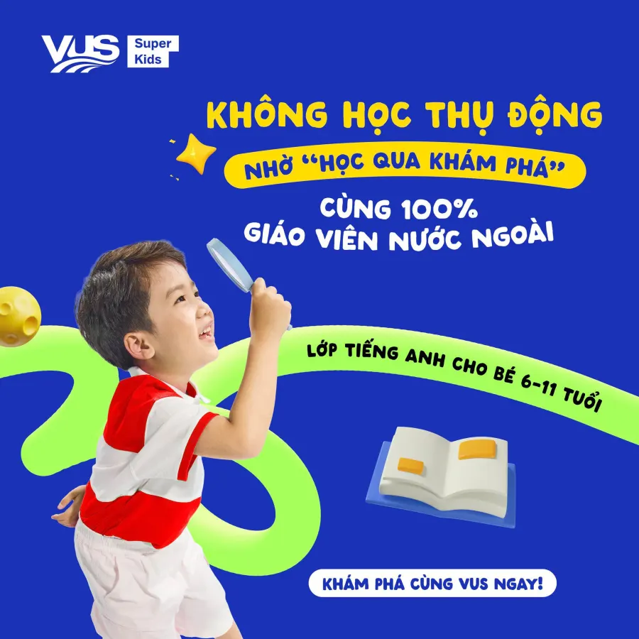 Trung tâm VUS - Tiếng Anh phát triển toàn diện