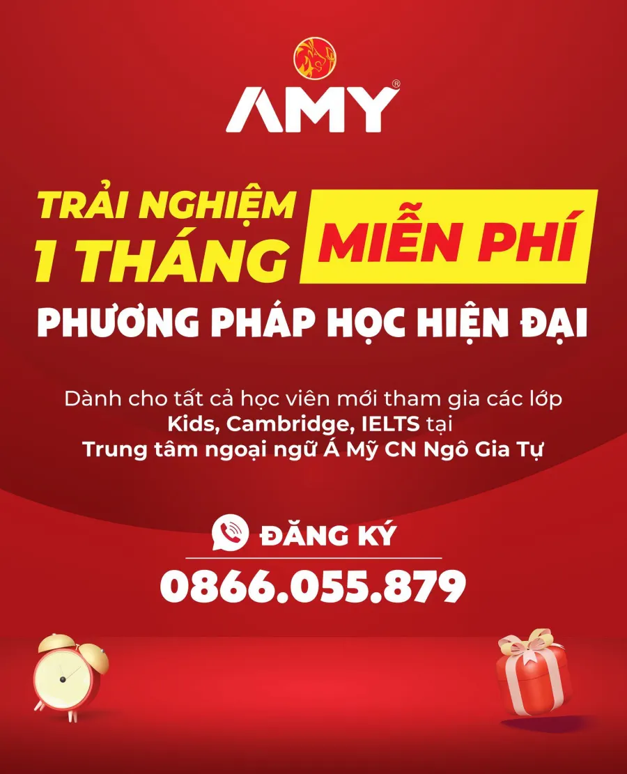 Trung tâm Ngoại Ngữ Á Mỹ - Cơ sở 1
