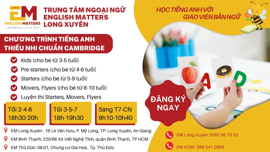 Trung tâm Ngoại Ngữ English Matters