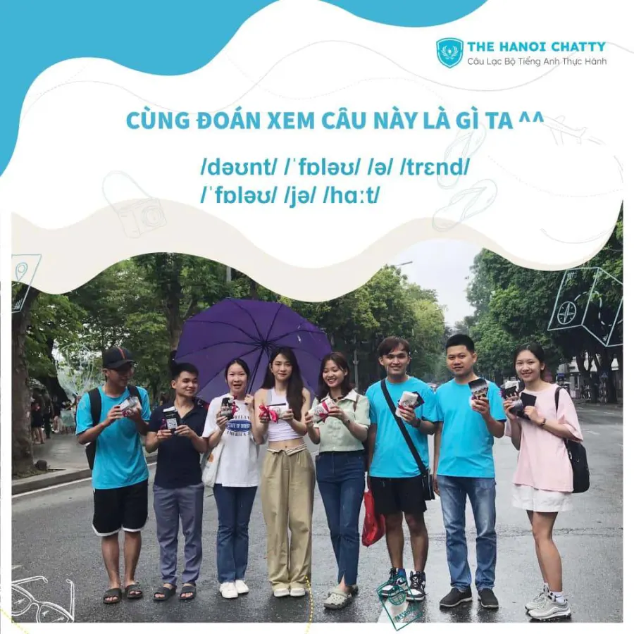 Câu lạc bộ tiếng Anh thực hành - The Hanoi Chatty