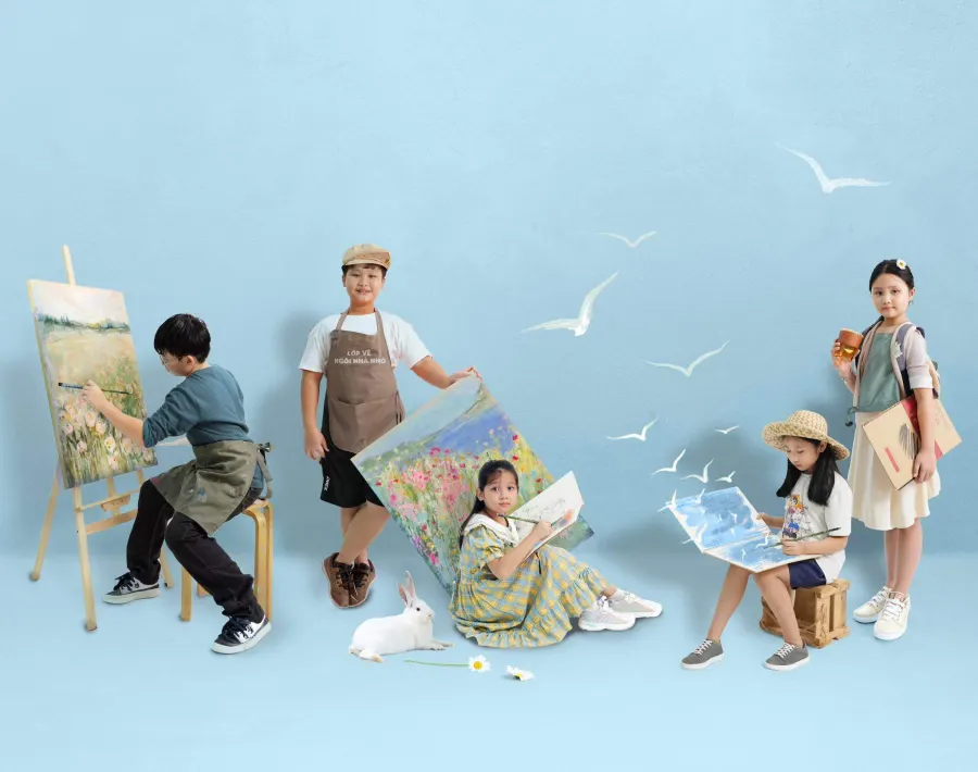 Lớp vẽ Ngôi Nhà Nhỏ - CS2 Thạnh Thang