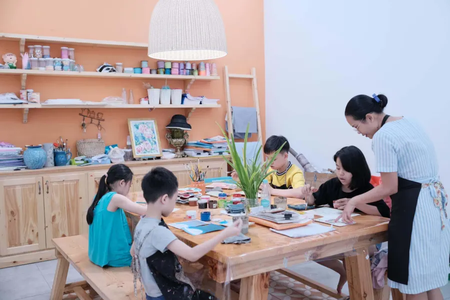 Lớp vẽ Ngôi Nhà Nhỏ - Cs3 Bắc Mỹ An