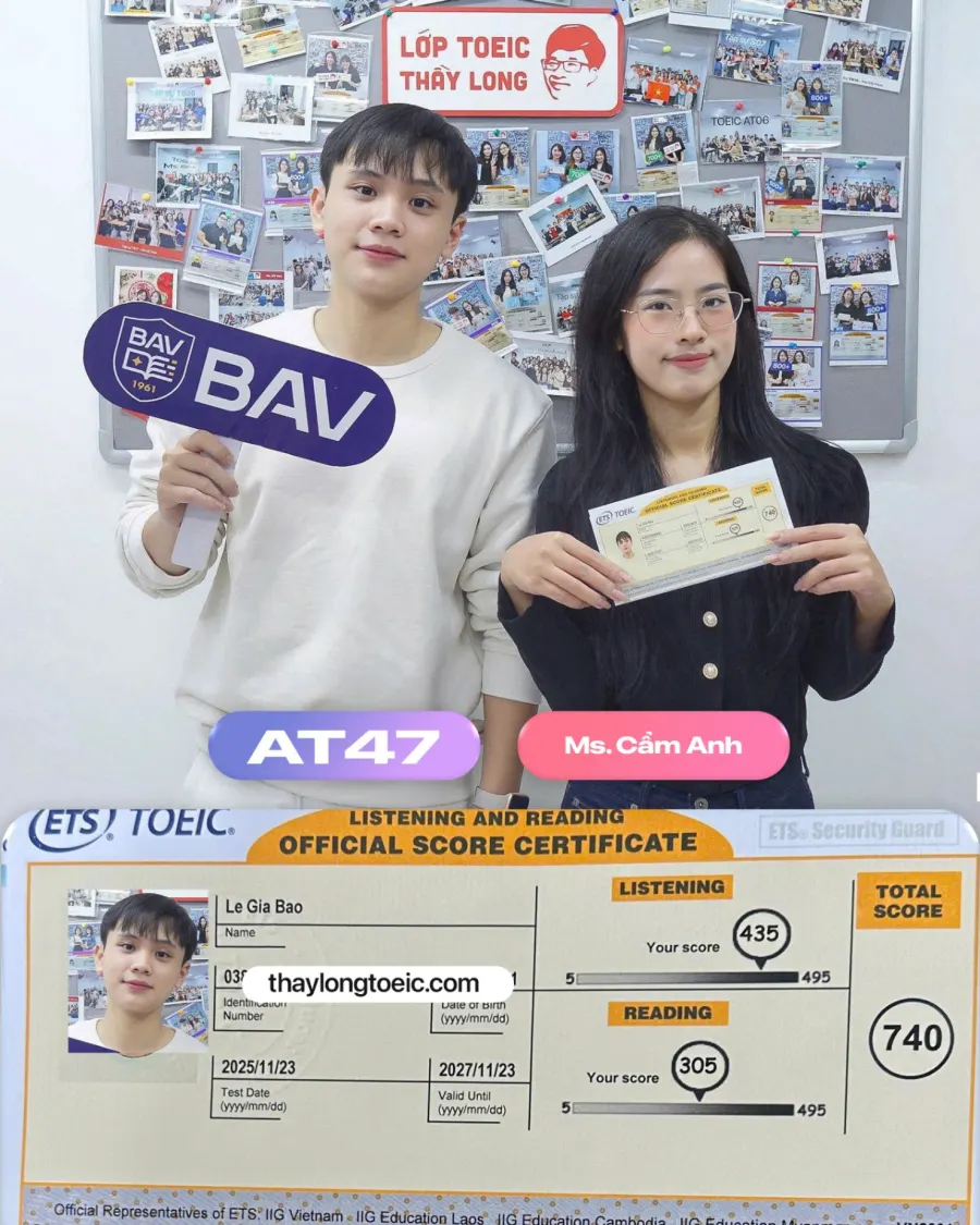 Lớp Toeic thầy Long