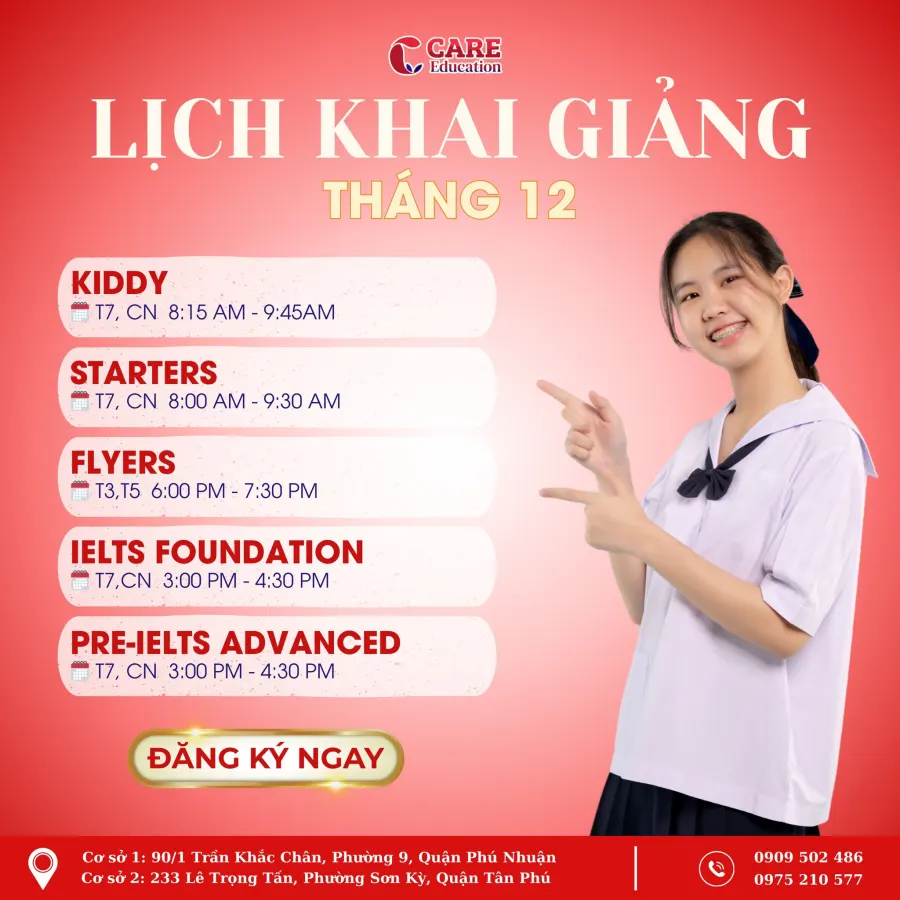 Trung tâm Care Education - Cơ sở 2