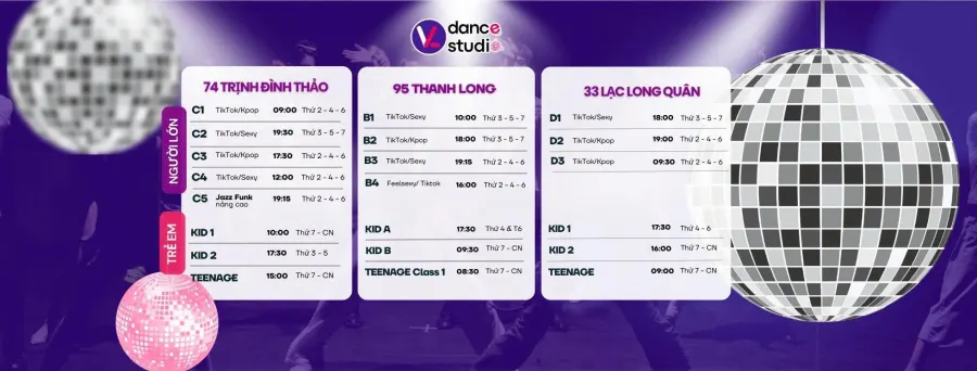 Trung tâm Dạy nhảy VL Dance Studio - Cơ sở 2