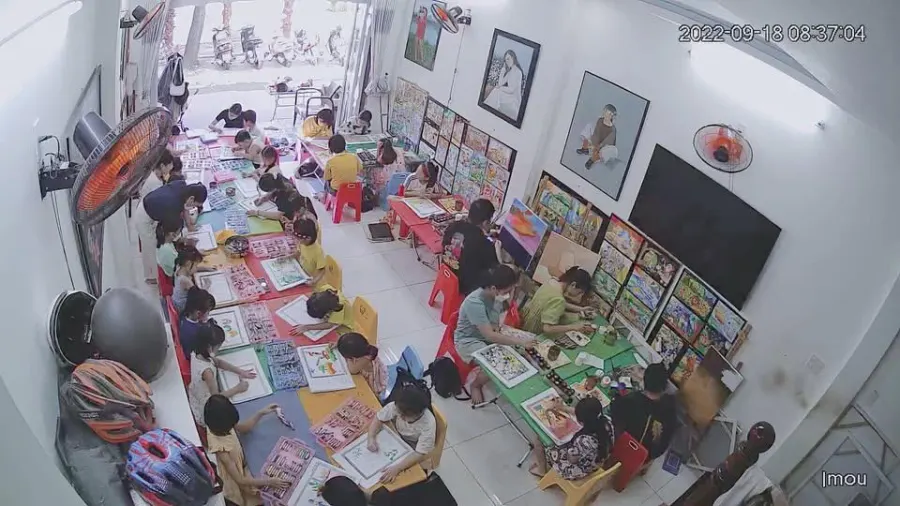 Lớp vẽ Nhí Nhố - Cơ sở 2