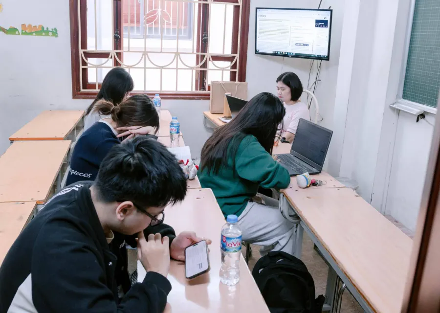 Lớp học Tiếng Anh cô Phương Lan