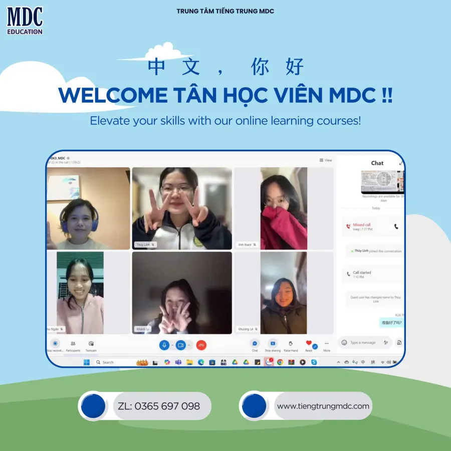 Trung tâm Tiếng Trung Hoàng Nguyên HSK