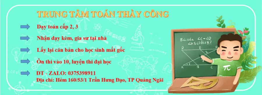 Trung tâm Toán Thầy Công