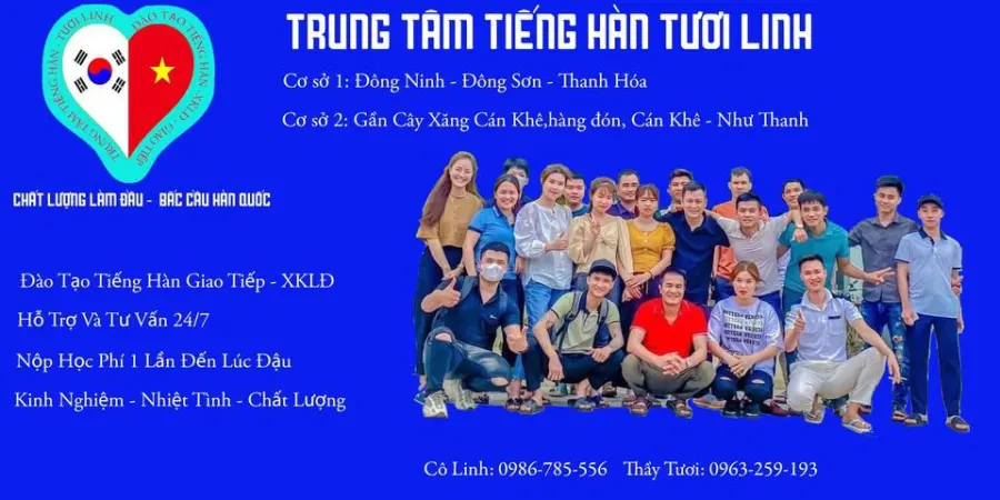 Trung tâm Tiếng Hàn Tươi Linh