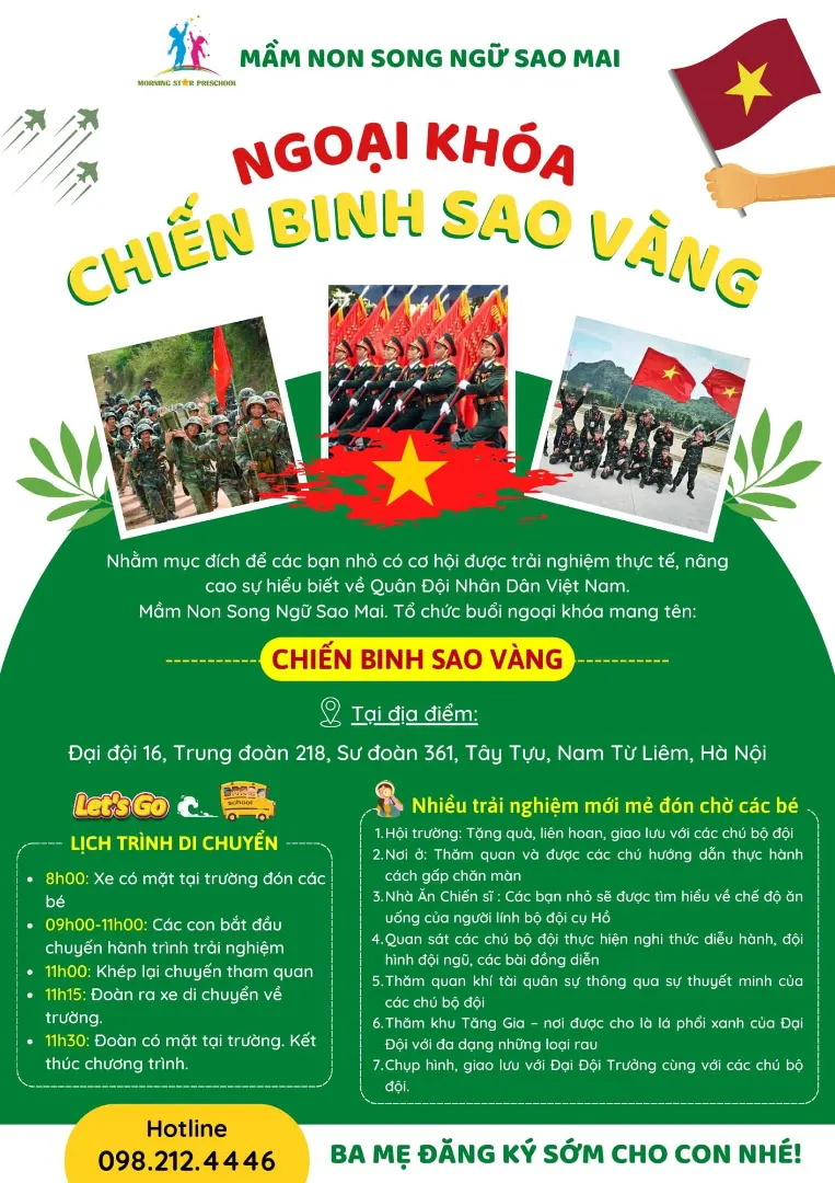 Trường mầm non Song ngữ Sao Mai - Phú Thượng