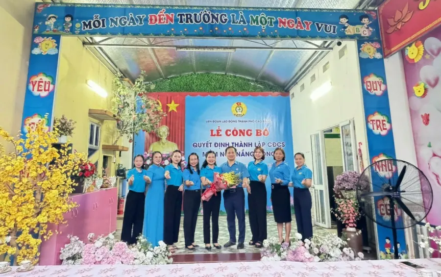 MẦM NON NẮNG HỒNG THÀNH PHỐ CAO BẰNG