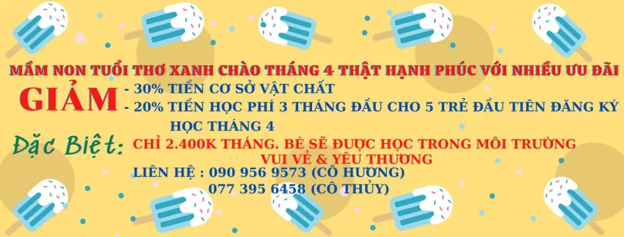 Mẫu Giáo Tuổi Thơ Xanh  - Phong Phú