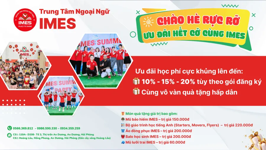 Trung Tâm Ngoại Ngữ IMES - Hoàng Lâu, Hồng Phong