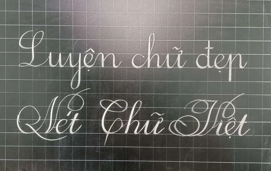 Trung Tâm Luyện Chữ Đẹp Nét Chữ Việt