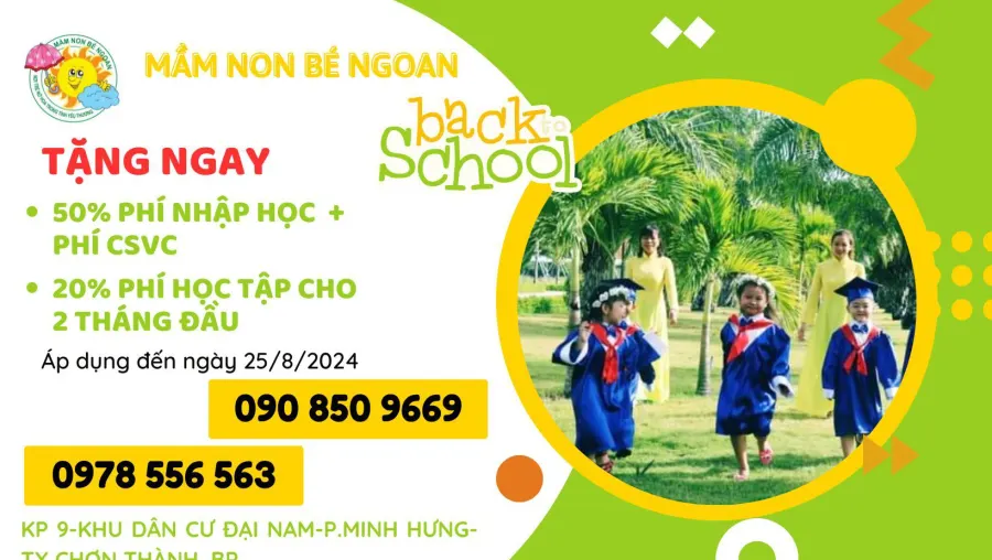 Mầm Non Bé Ngoan - Minh Hưng, Chơn Thành