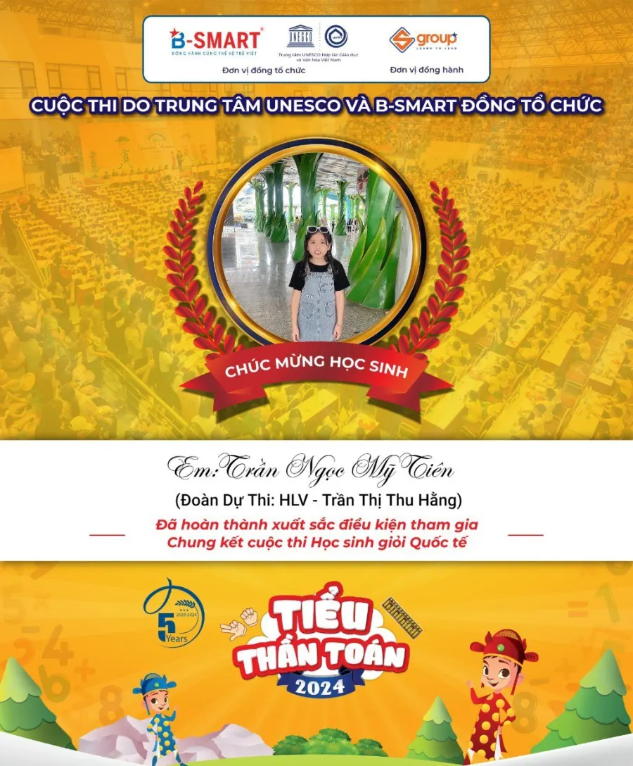 Lớp Toán Tư Duy cô Thu Hằng