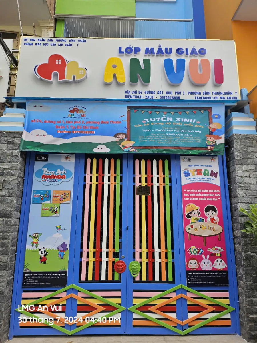 Lớp Mẫu Giáo An Vui