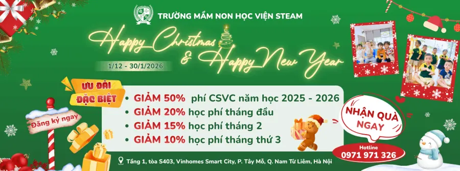 Trường Mầm Non Học Viện STEAM - STEAM Academy Preschool