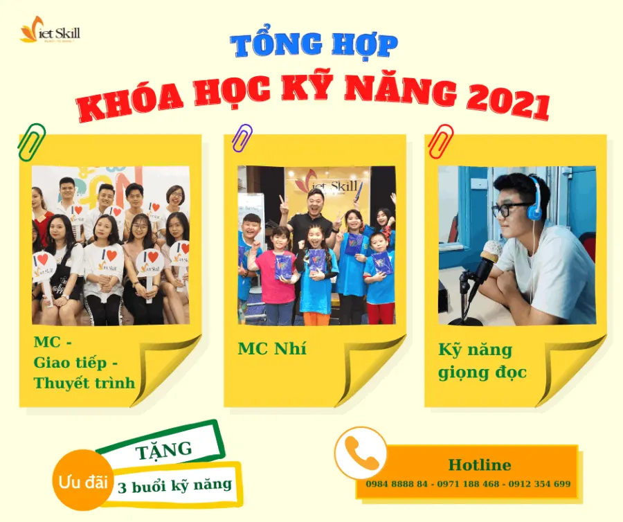 Trung tâm đào tạo MC chuyên nghiệp, MC nhí Vietskill