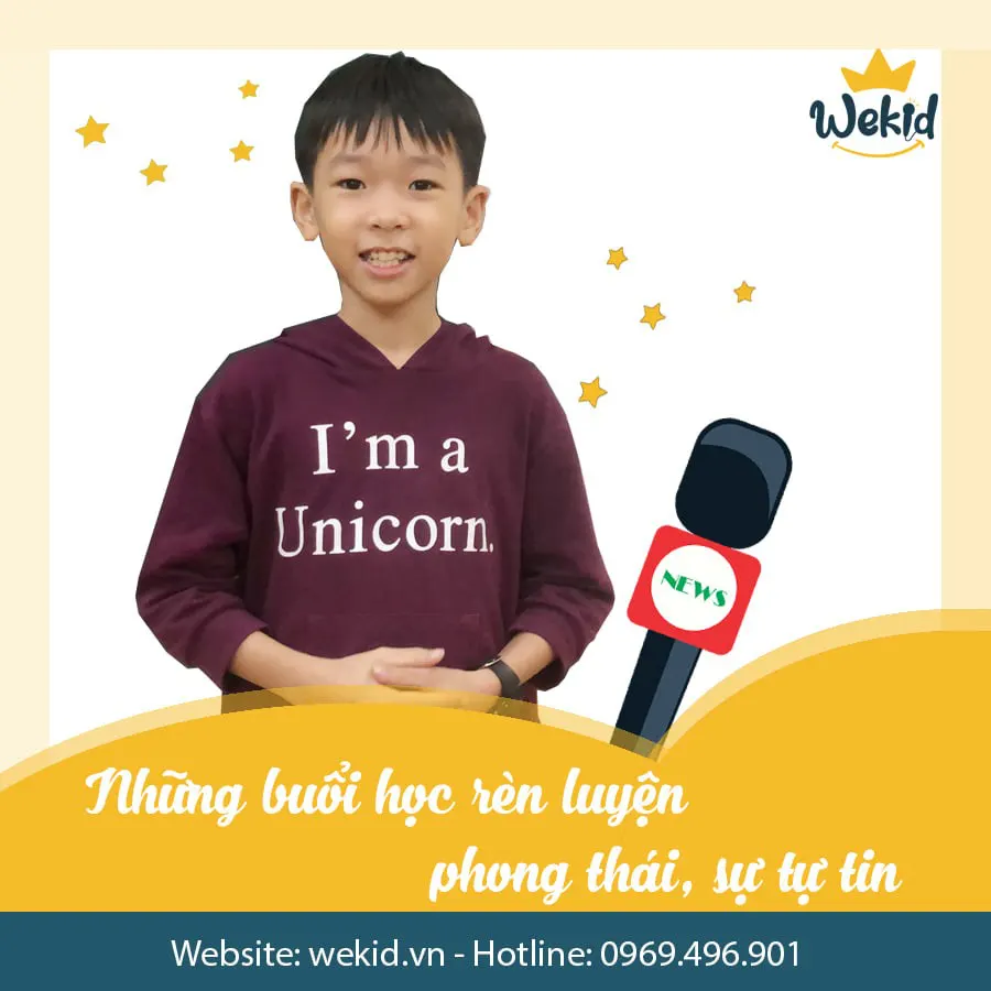 Wekid.vn - Trung tâm Đào tạo MC nhí - Kỹ năng mềm cho trẻ