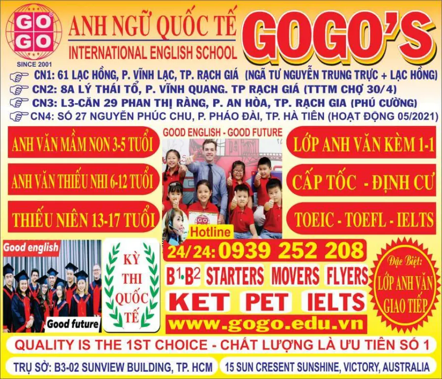 Trung Tâm Anh Ngữ Quốc Tế GOGO
