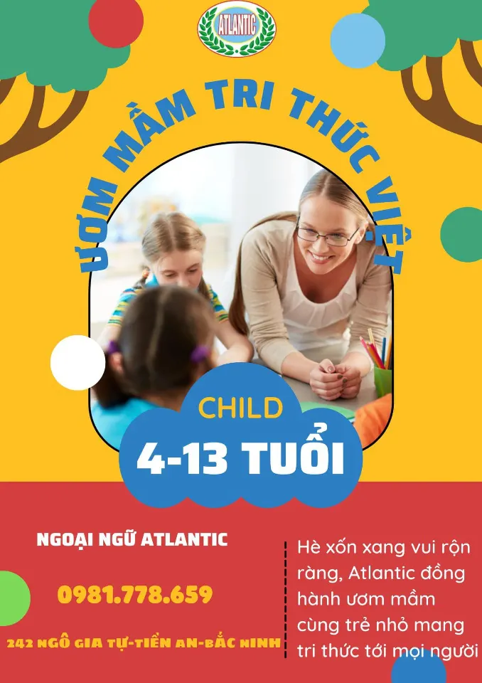 Trung Tâm Ngoại Ngữ Quốc tế Atlantic Bắc Ninh