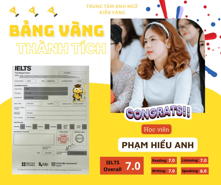 Trung Tâm Ngoại Ngữ Và Tin Học Kiến Vàng