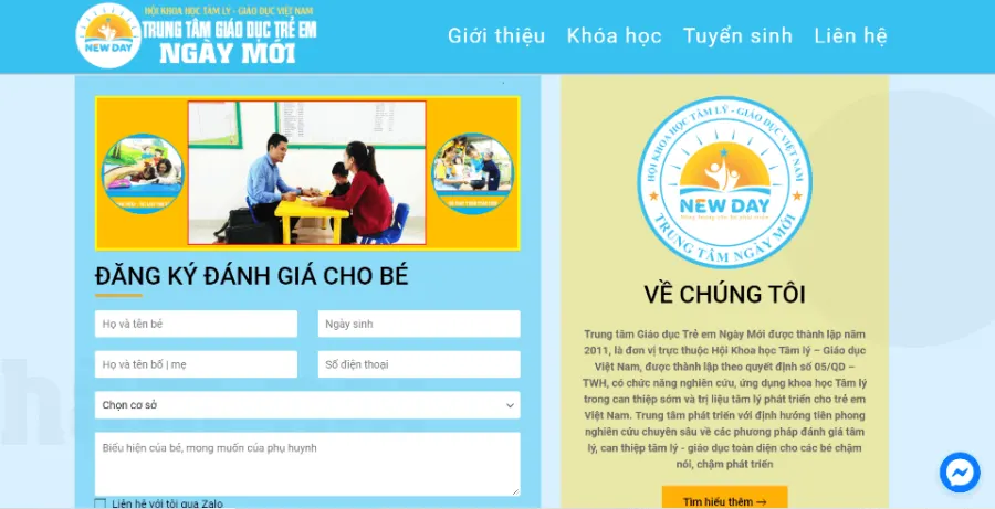 Trung Tâm Giáo Dục Trẻ Em Ngày Mới
